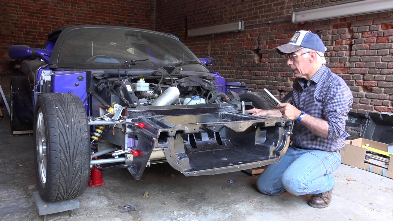 Lotus Elise, mounting a new Crashbox -Start to end