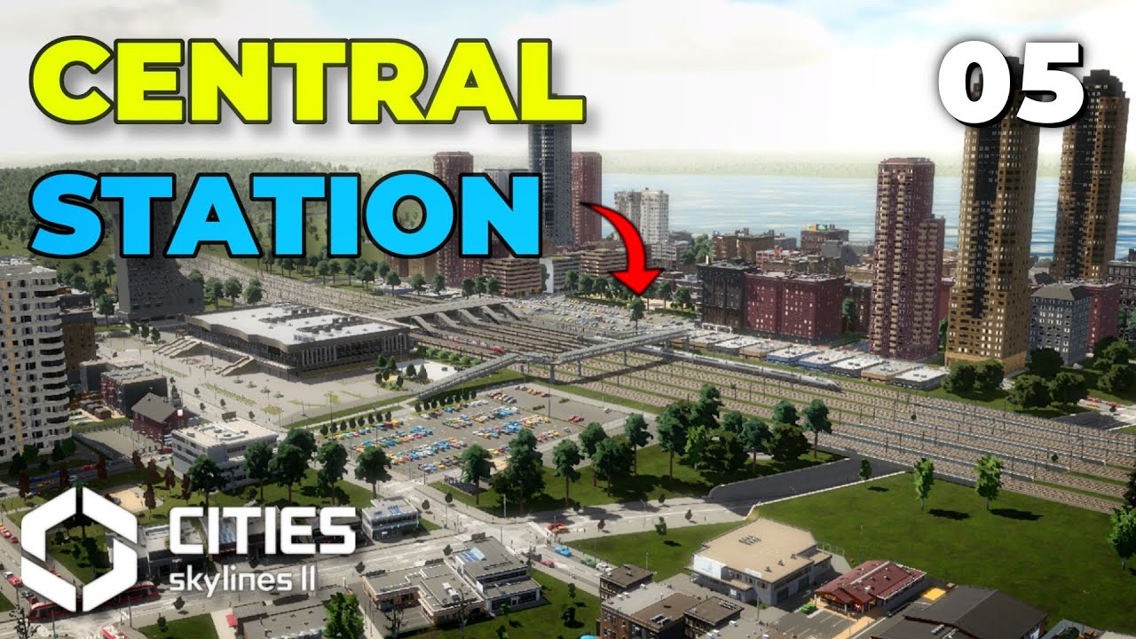 Cities Skylines 2 - EP 5 | Big Central Train Station | Hindi Gameplay