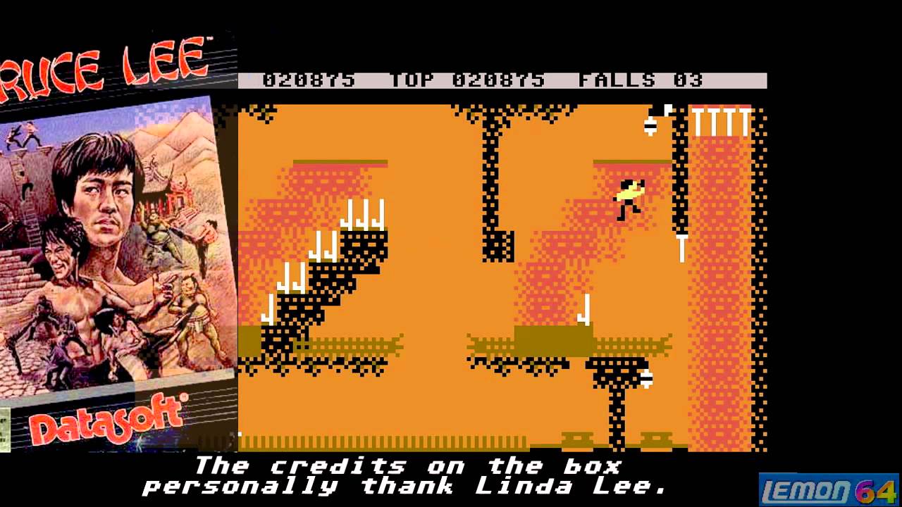 Bruce Lee (C64) - A Playguide and Review - by Lemon64.com