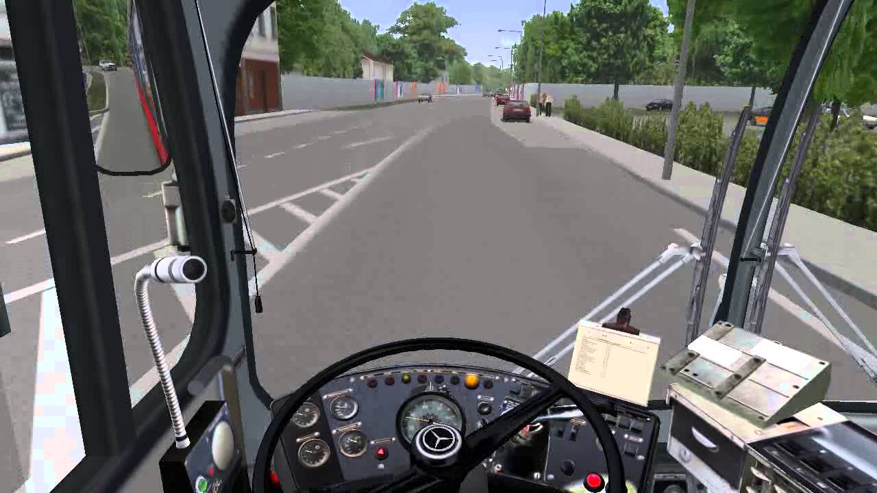 OMSI Vienna/Wien with MB O305 manual transmission