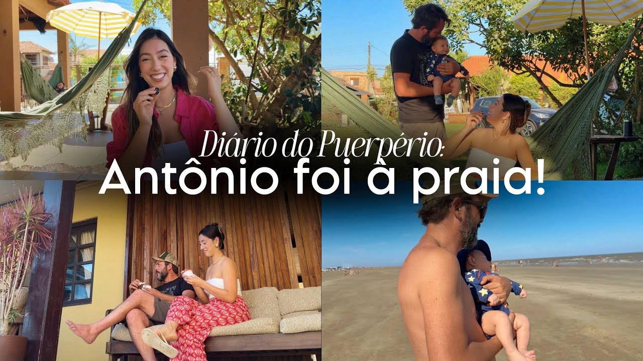 CHEGAMOS na PRAIA, ANTÔNIO no MAR, UPDATES da VIDA, BATE PAPO sobre MATERNIDADE e + 🌟🌊 Cacá Anjos