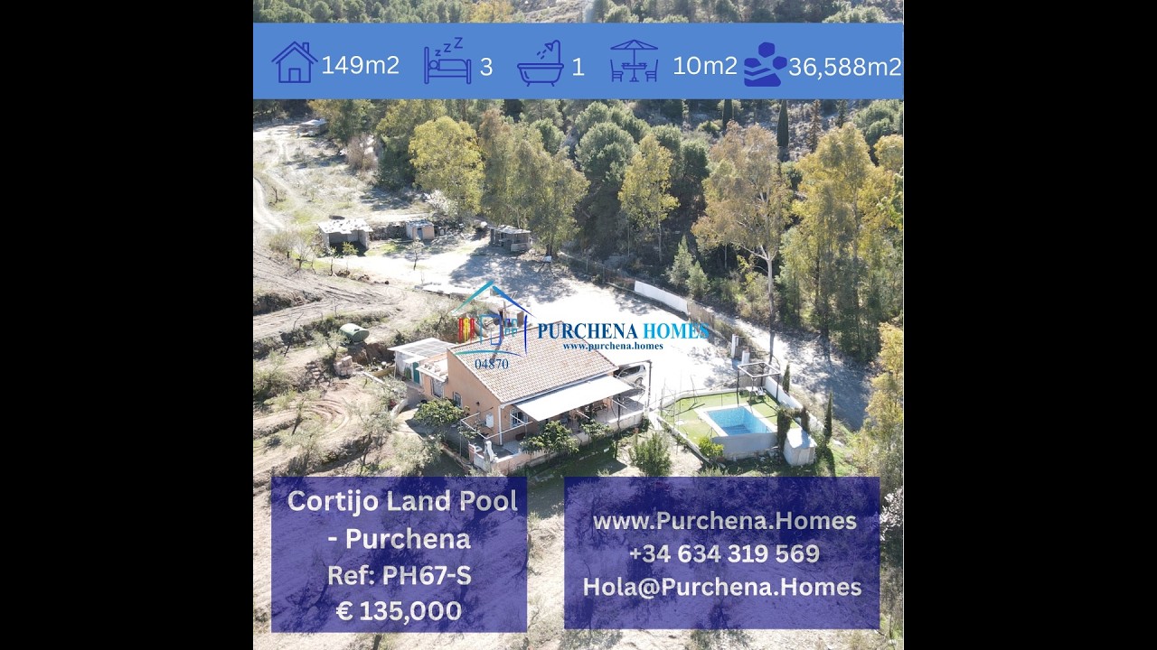 Reference: PH67-S   Cortijo & Land, Pool & Stables on Solar.