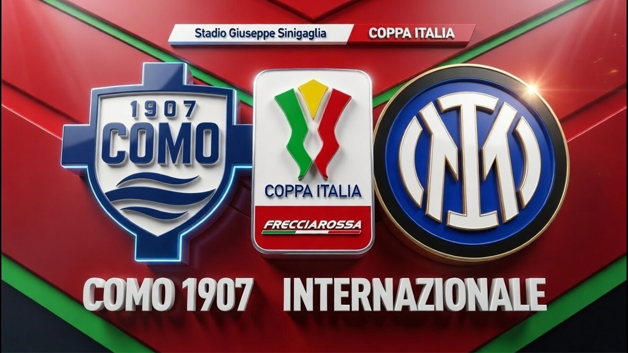COMO 1907 X INTER DE MILÃO | COPA DA ITÁLIA 2026 | SEMIFINAL 1