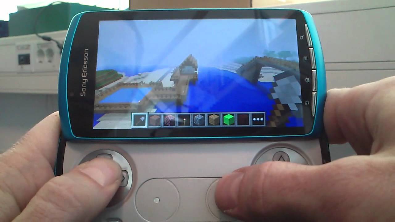 My Minecraft Pocket Edition world on Xperia PLAY