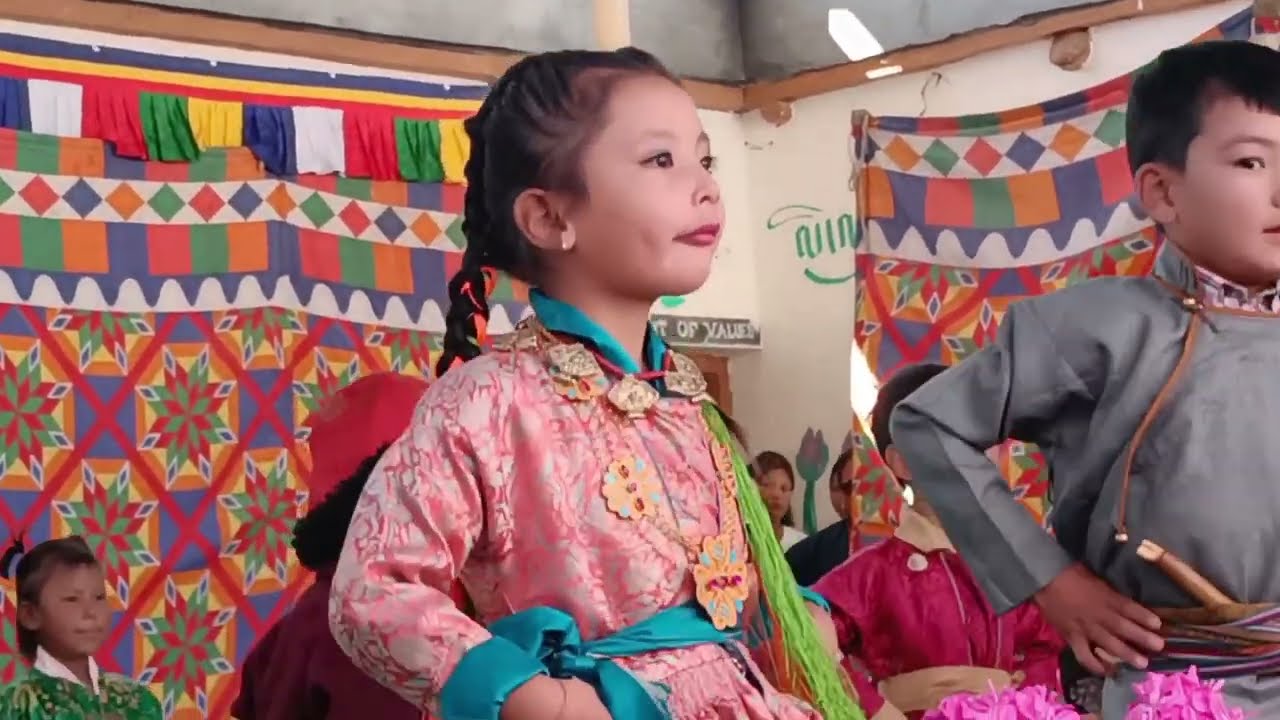 Dance performance by Children of Riglam School  Choglamsar