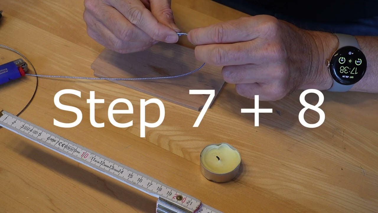 splicing kite lines