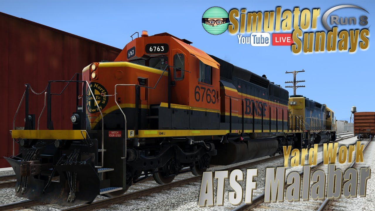 Run 8 Live | Yard Operations | ATSF Malabar