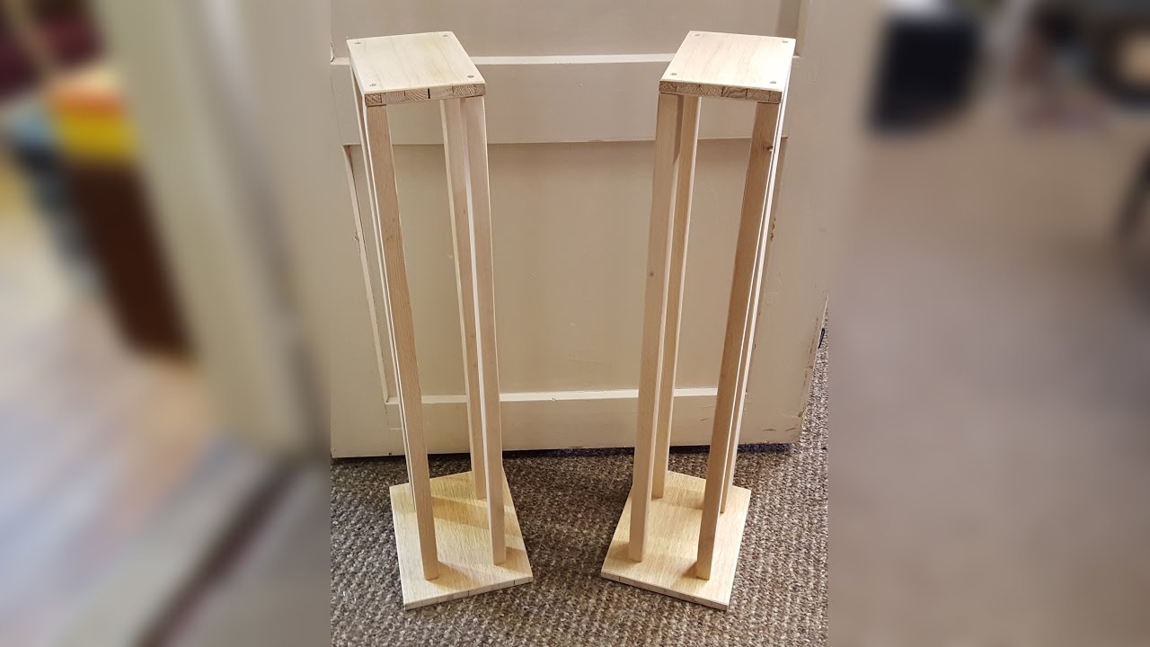 Building Speaker Stands from Scrap Wood