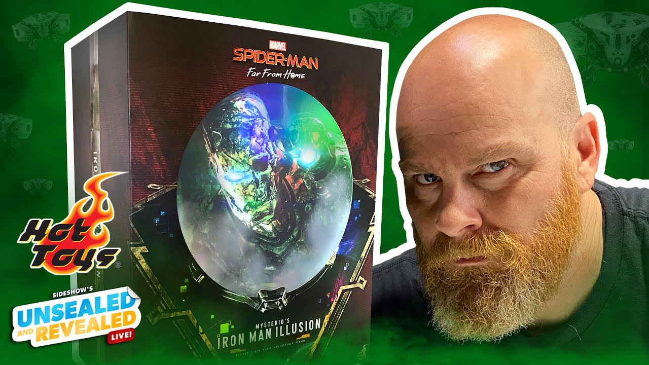 Hot Toys Mysterio's Iron Man Illusion Figure Unboxing | Unsealed and Revealed