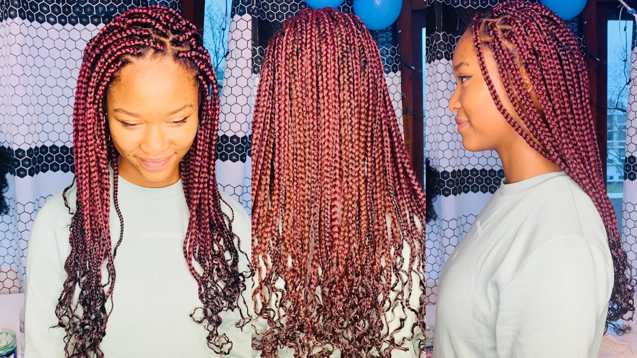 Perfect Box braids Tutorial Easy Method 2021 #boxbraids