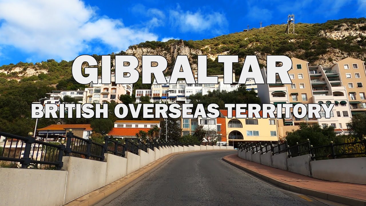 Gibraltar, British Overseas Territory - Driving Tour 4K