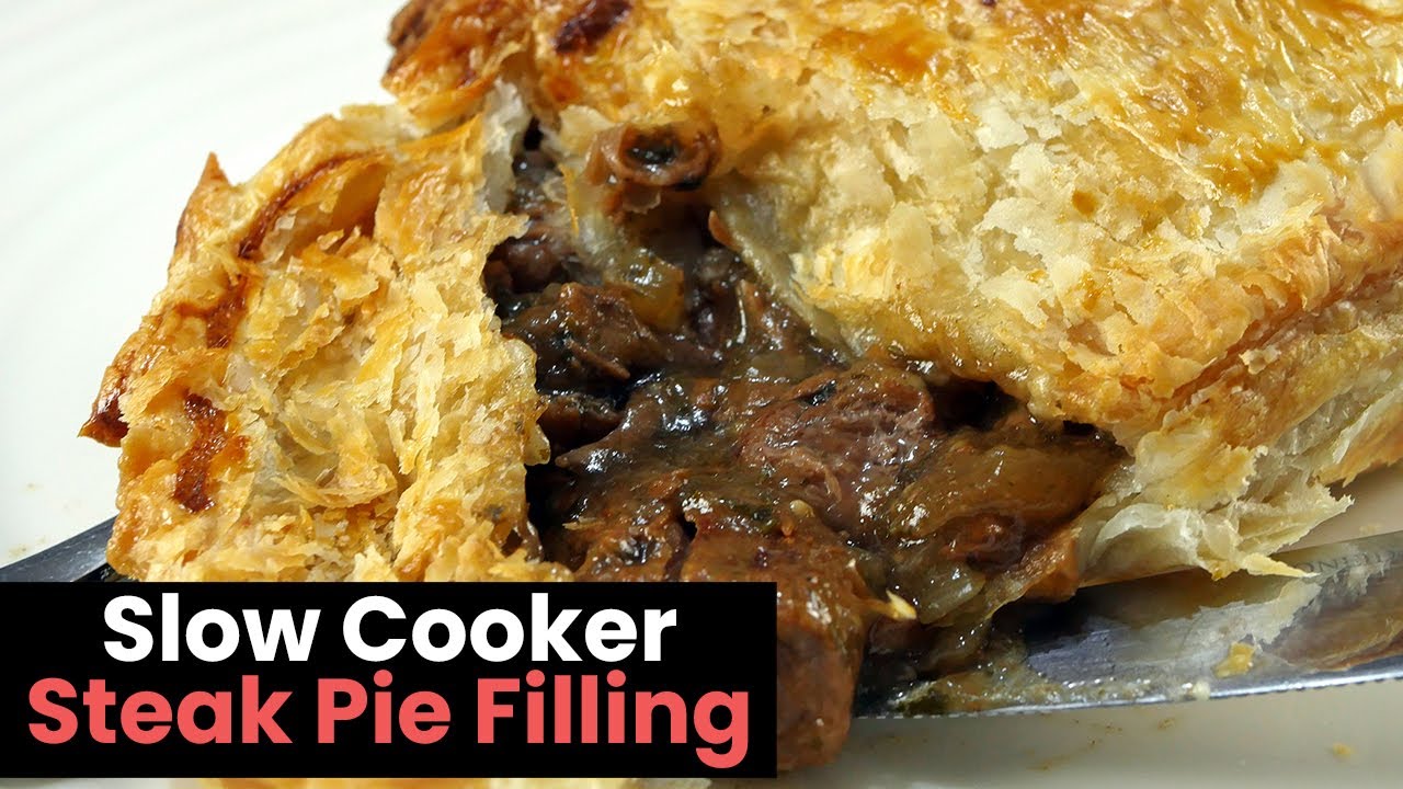 Rich and Chunky Slow Cooker Steak Pie