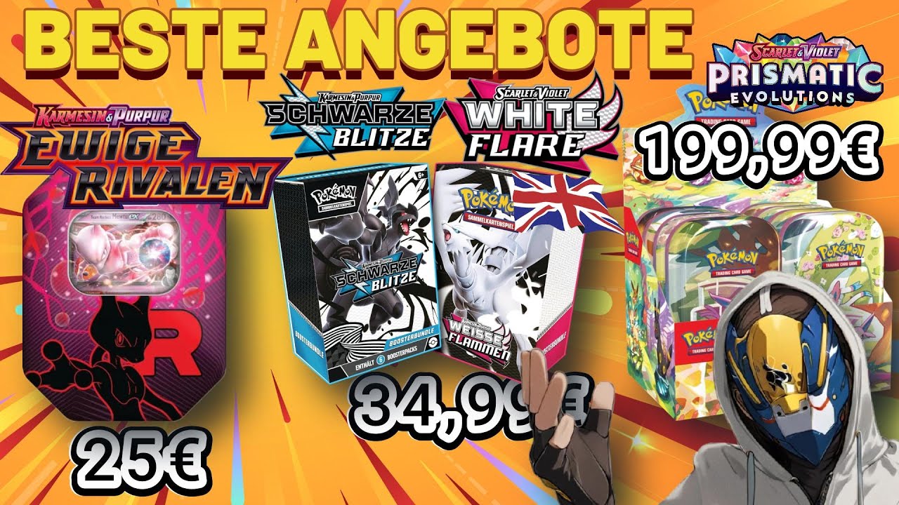 BESTE Pok&eacute;mon Angebote 💥 Displays & ETBs jetzt g&uuml;nstiger sichern! Beste Angebote 2025