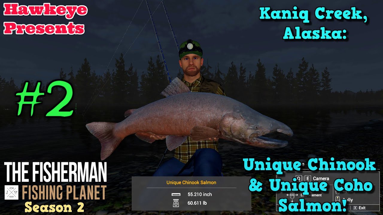 The Fisherman - Fishing Planet - Season 2: Kaniq Creek Alaska - Unique Chinook & Unique Coho Salmon!