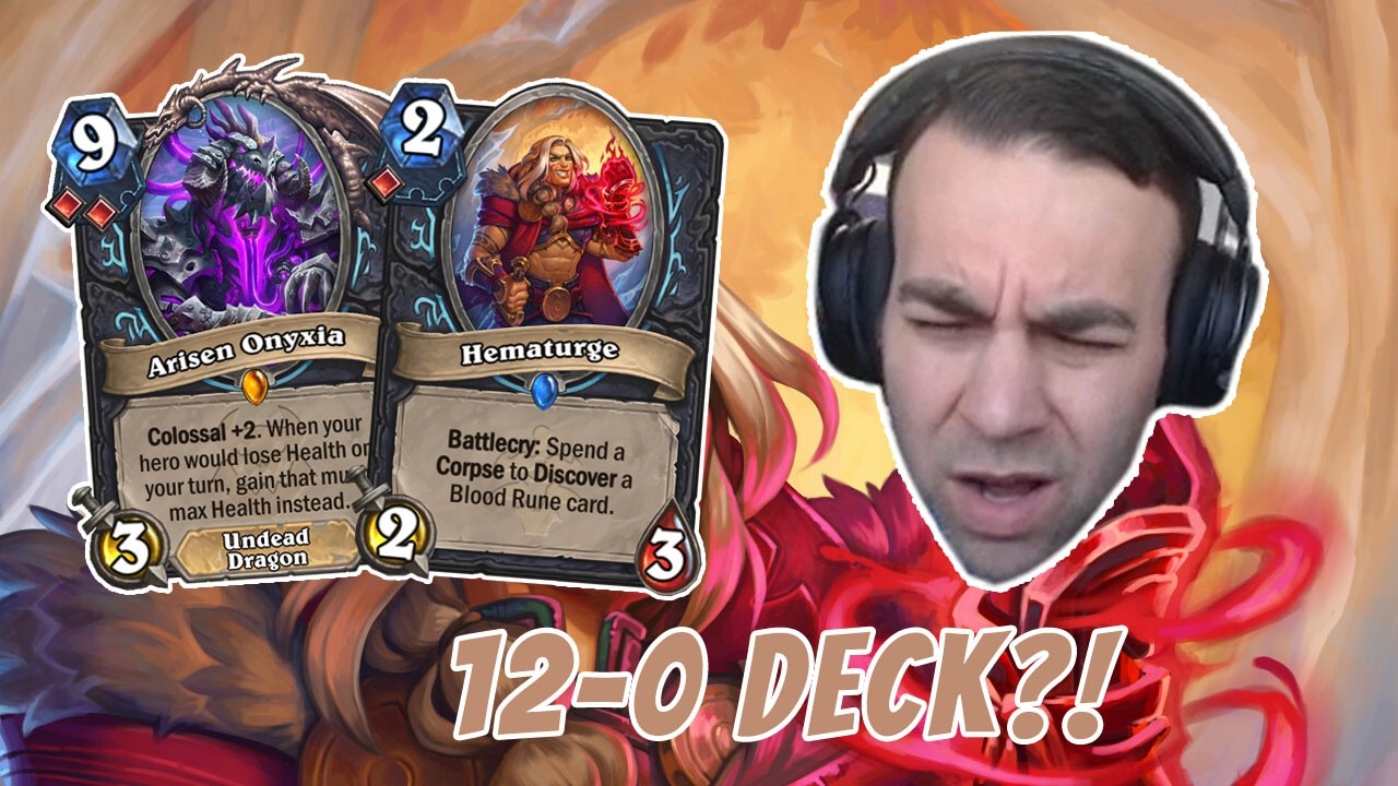 Onyxia DK Run is God Mode? - Hearthstone Arena