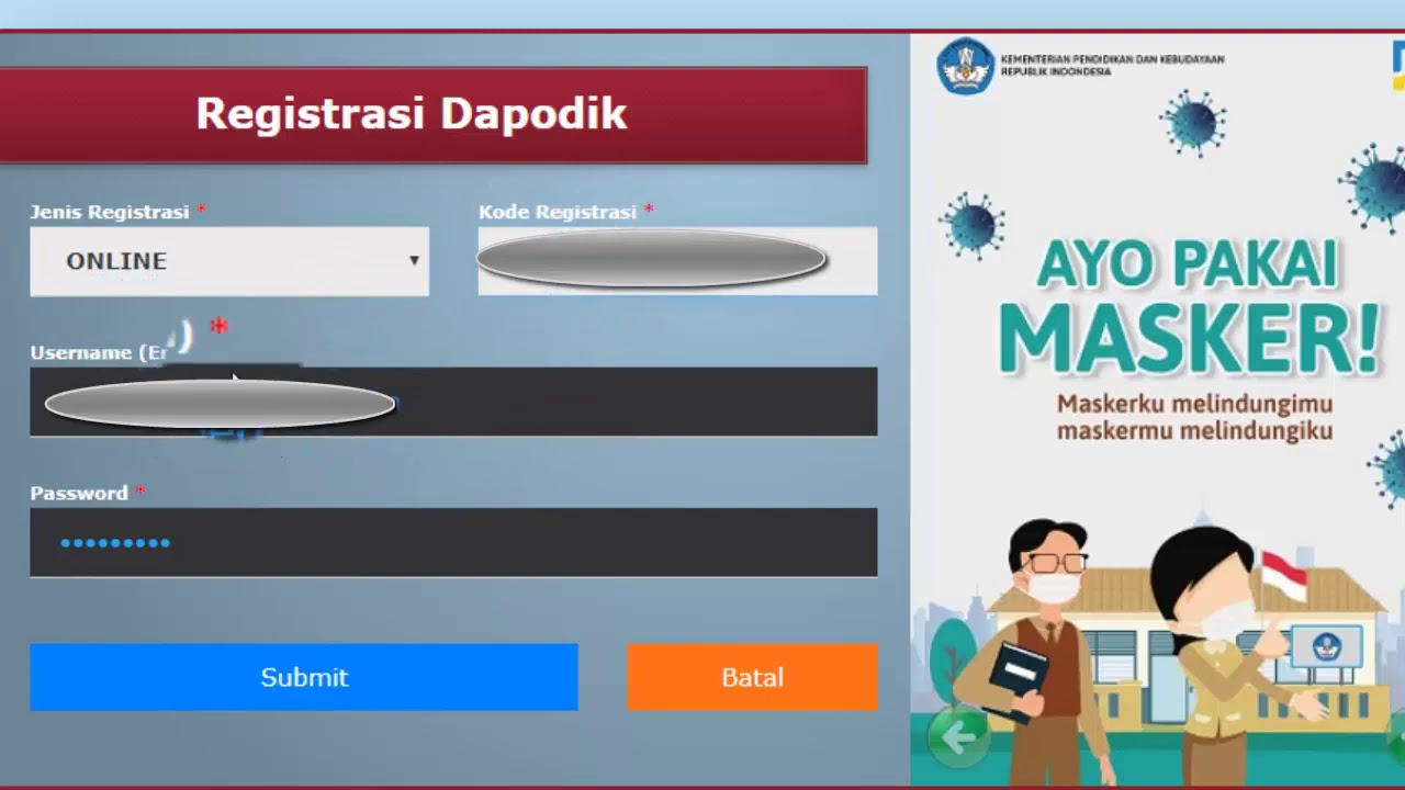 Instal dan Registrasi Dapodikdas DapoPaud 2021