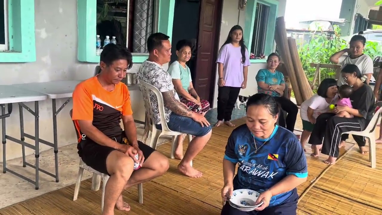 Perjalanan balik dari Miri ke song //datang song pergi rumah bapa mentua