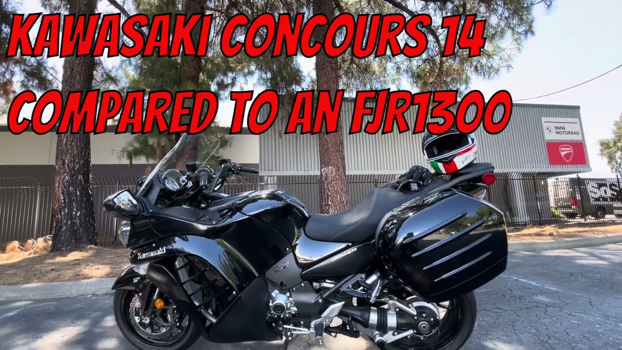 Kawasaki Concours 14 против FJR1300: какой мотоцикл лучше для спортивного туризма?