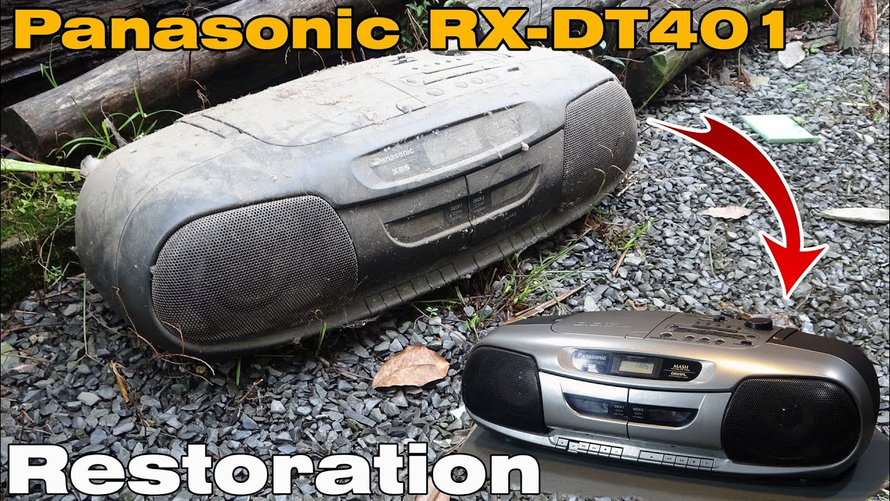 Panasonic Portable Stereo CD System RX-DT401 Restoration