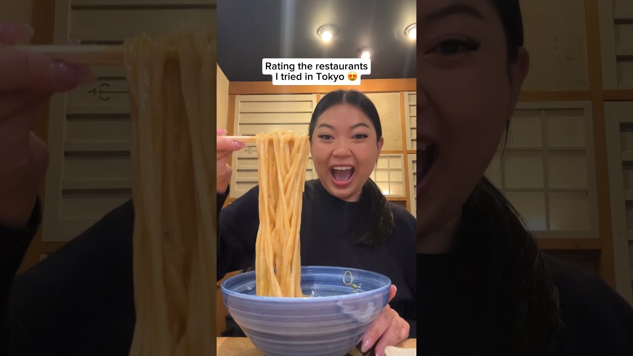 Rating restaurants I tried in Tokyo 🍜🍣💗