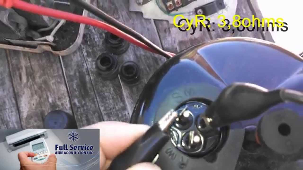 Reparación Aire Acondicionado Split. Parte 2-3 MEDIR BOBINADO COMPRESOR