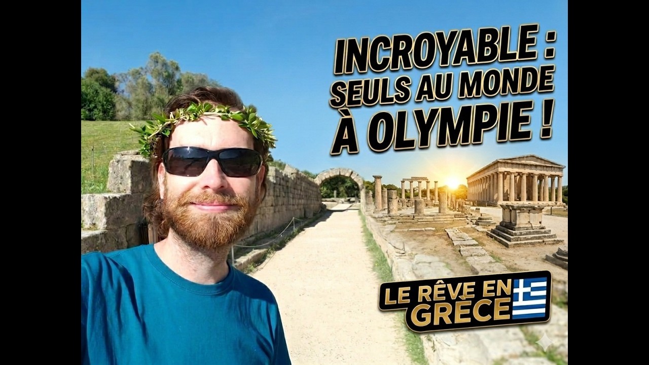 On est sur le site des tout premiers jeux olympiques, à Olympie (Grèce 2019)