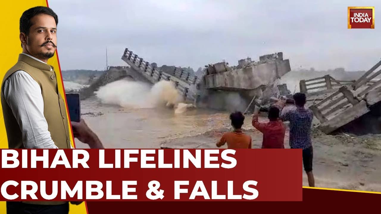 Bihar Bridges Fall Like Ninepins | Nitish Govt Pins Blame On Contractors | India Today