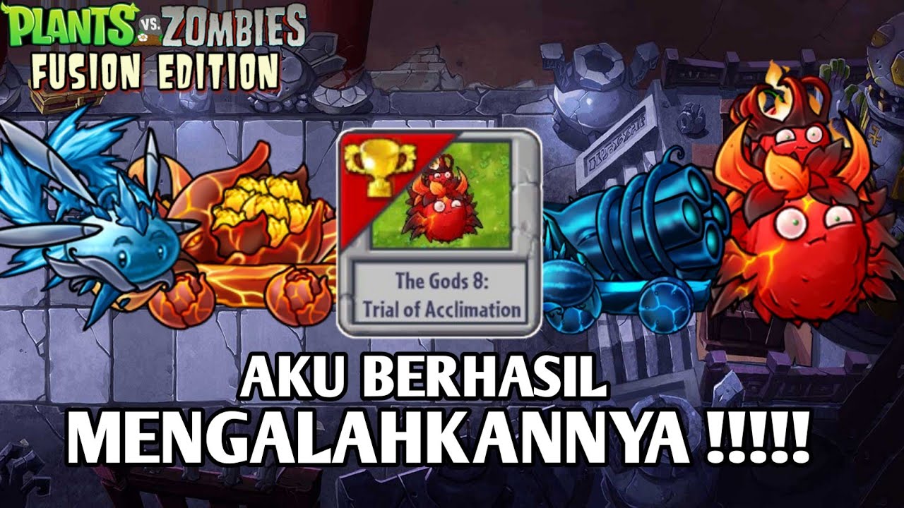 KAISAR KUDA LUMPING INI MEMANGLAH GILA! Plants Vs Zombie Fusion The Gods 8 GAMEPLAY