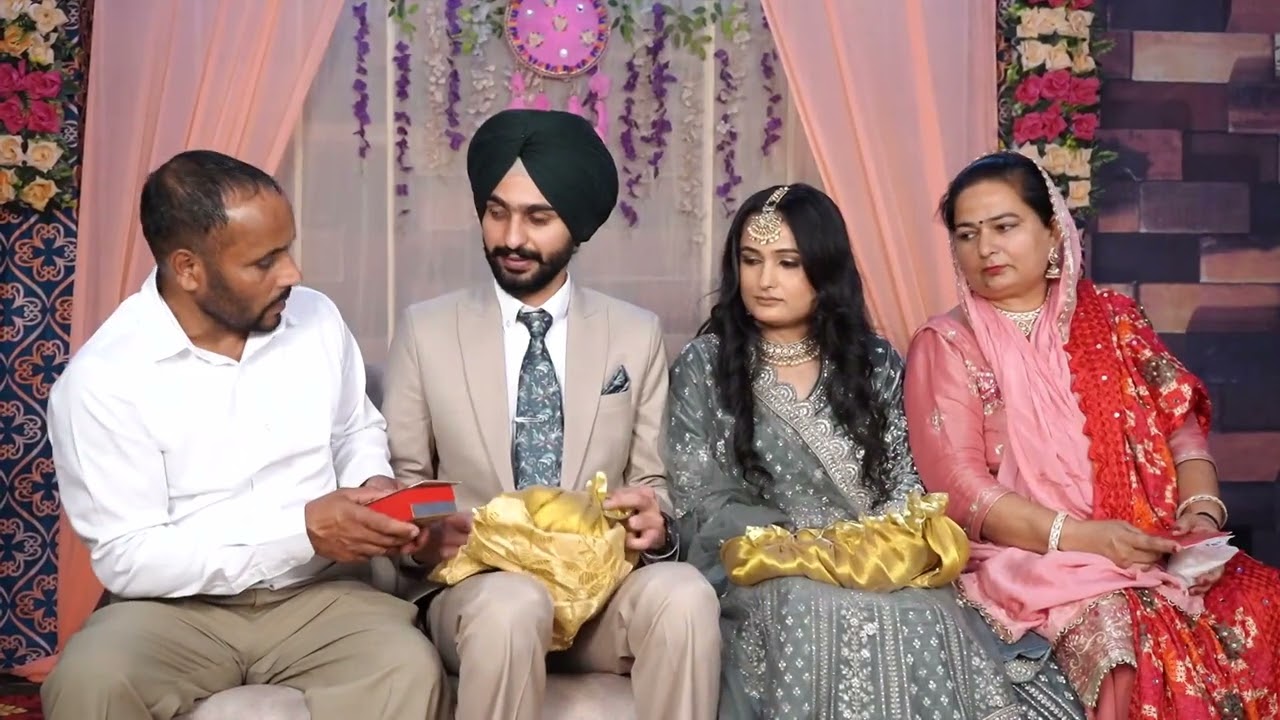  BEST HIGHLIGHTS Ring ceremony Pawanpreet  aujla Manavjot  bains SHOOT BY RAMA PHOTOGRAPHY FGS