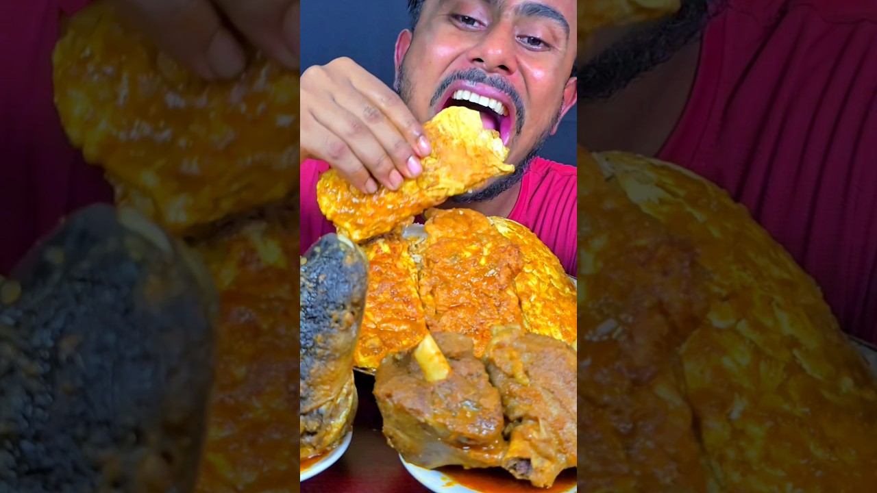 Spicy Egg Omled Fry Curry Eating #mukbang #asmr #shortvideo #shorts #short #viralshort #eating