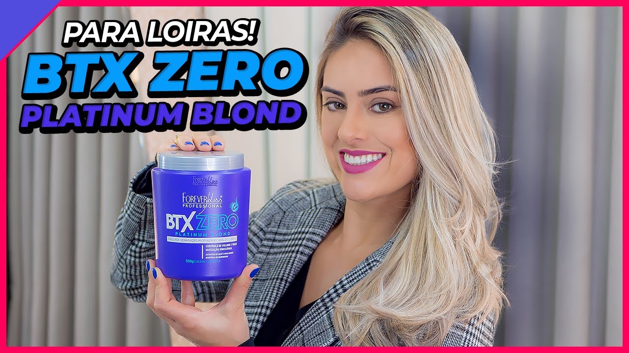 Btx Matizador Platinum Blond Sem Formol Forever Liss