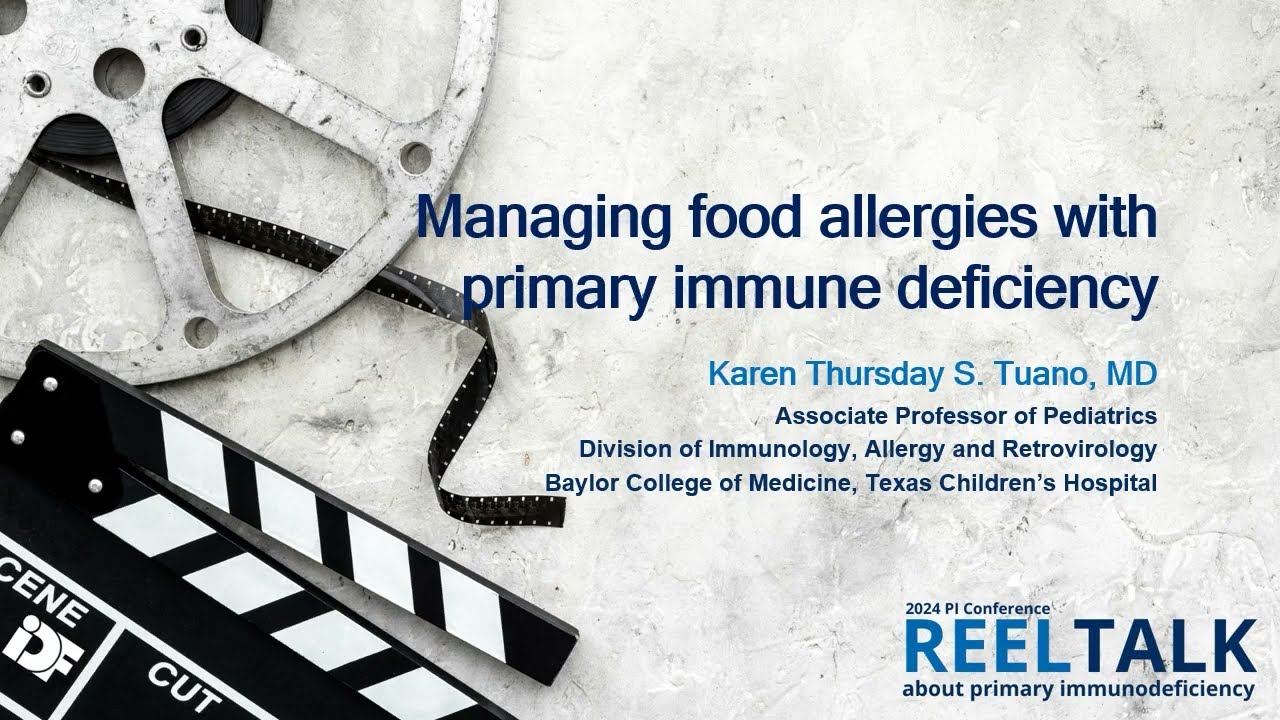 Managing food allergies with PI: 2024 PI Conference