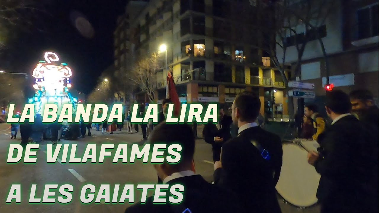 LA BANDA DE MUSICA DE VILAFAMES A LES GAIATES 2024