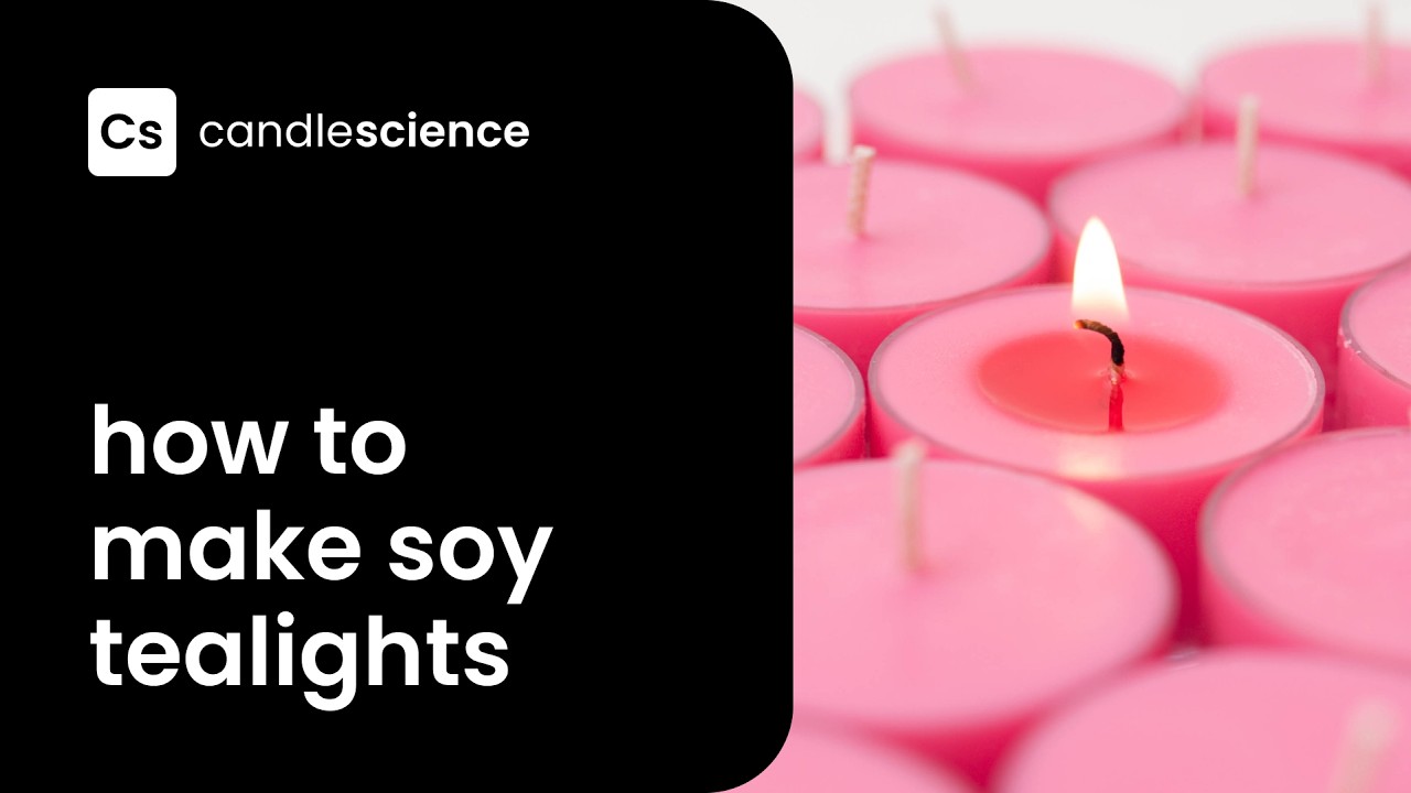 How to Make Soy Tealight Candles | DIY Candle Making