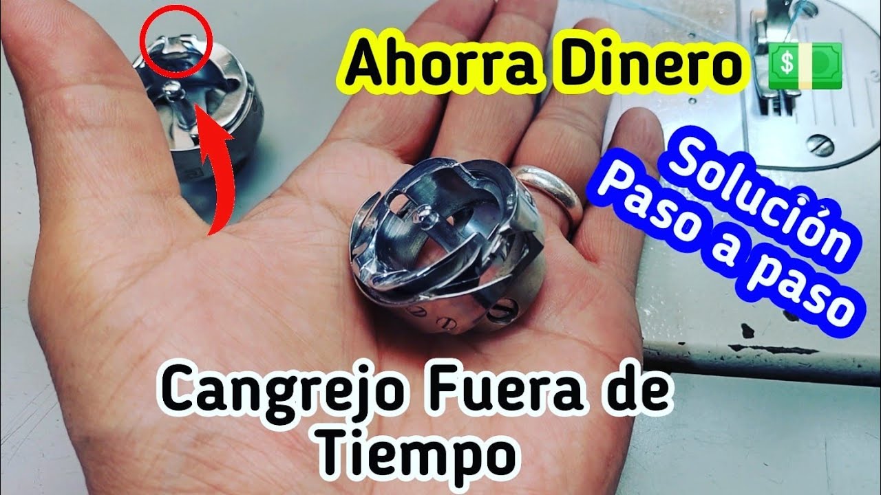 SINCRONIZACION del Cangrejo con la AGUJA - RECTA INDUSTRIAL. ASIII O MÁS FACIL 👌👌👌.
