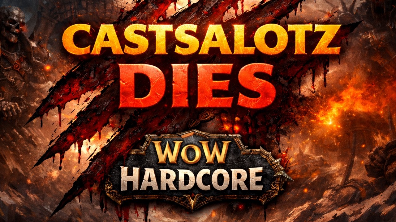 The DEATH of Warlock Castsalotz - Classic Hardcore