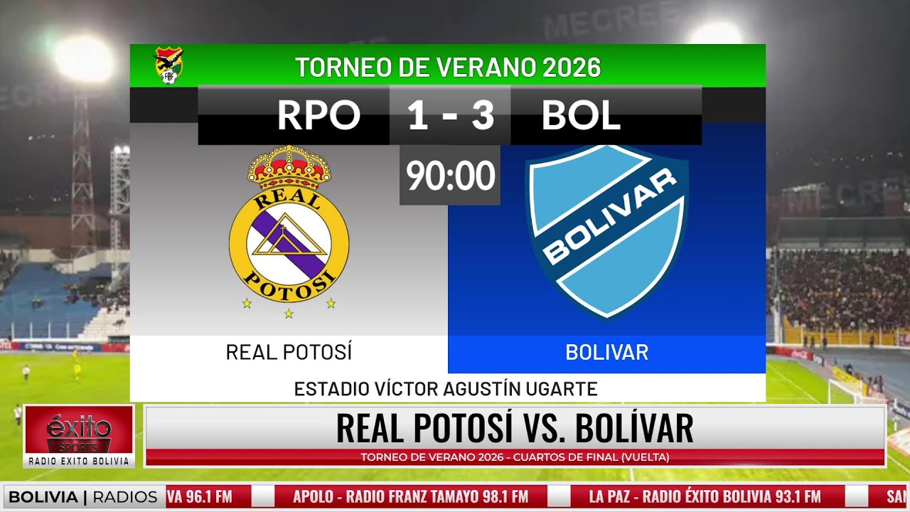 🟣⚪️ REAL POTOSÍ vs BOLÍVAR 🔵⚪️