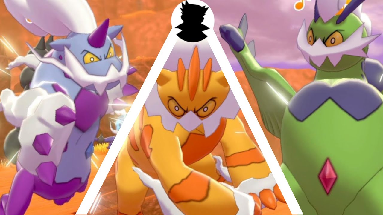 【Pokemon Camp】Tornadus・Thundurus・Landorus（Therian）vs Shiny