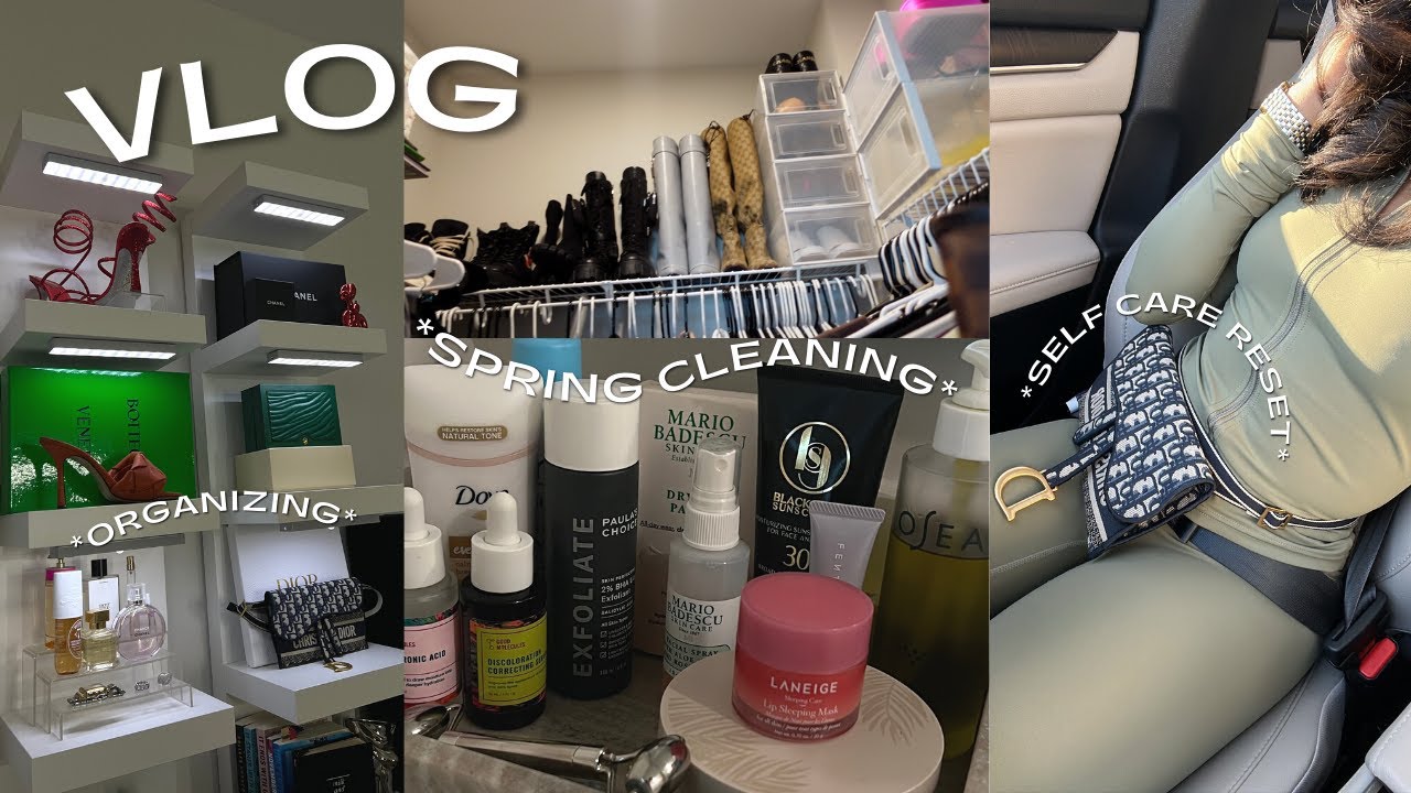 VLOG | LETS RESET...SPRING CLEANING, BEDROOM ORGANIZING, COOKING & MORE!