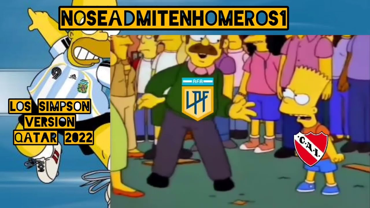 Futbol Argentino 2022/ Clubes/ Los simpson Argentos