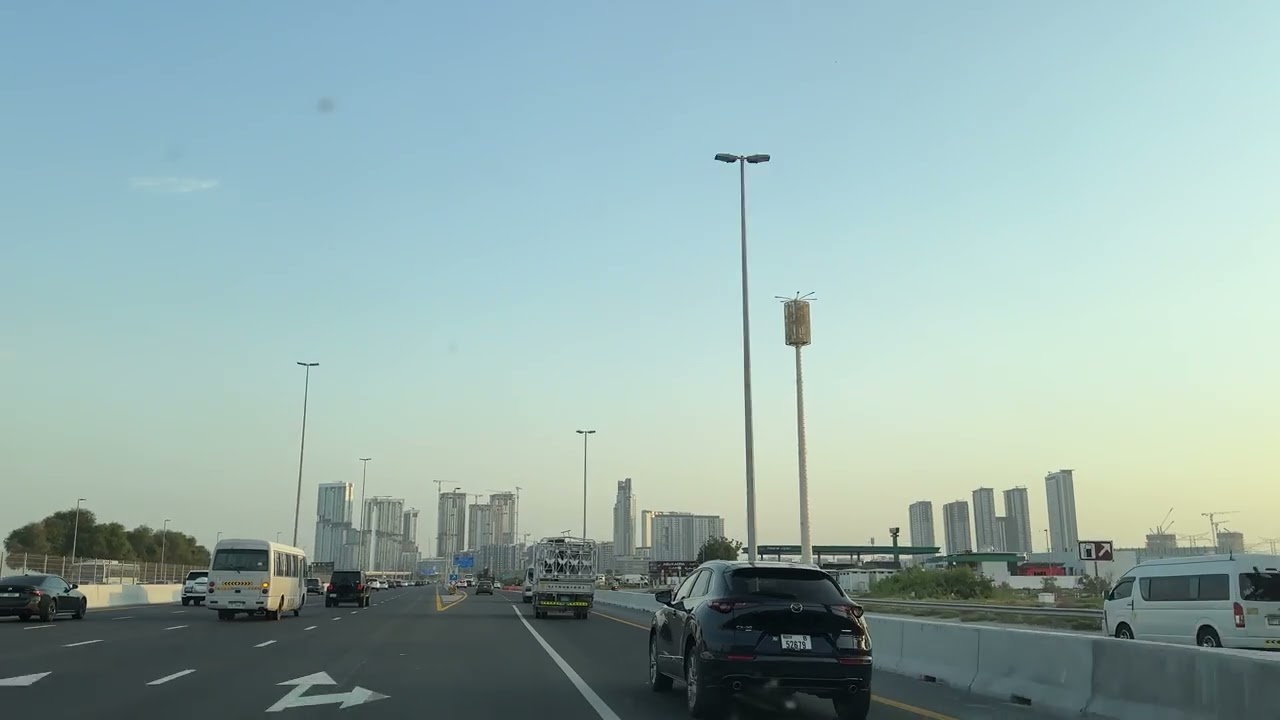 Trade Center to Wasl Green Park | DUBAI 4K drive