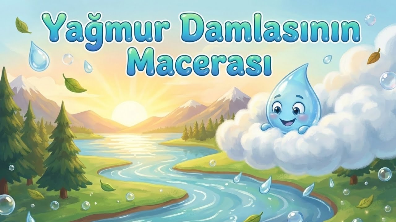 Yağmur Damlasının Macerası - Uyku Zamanı Masalları #61 #masal #masaldinle #uykumasalı #uyku #çocuk