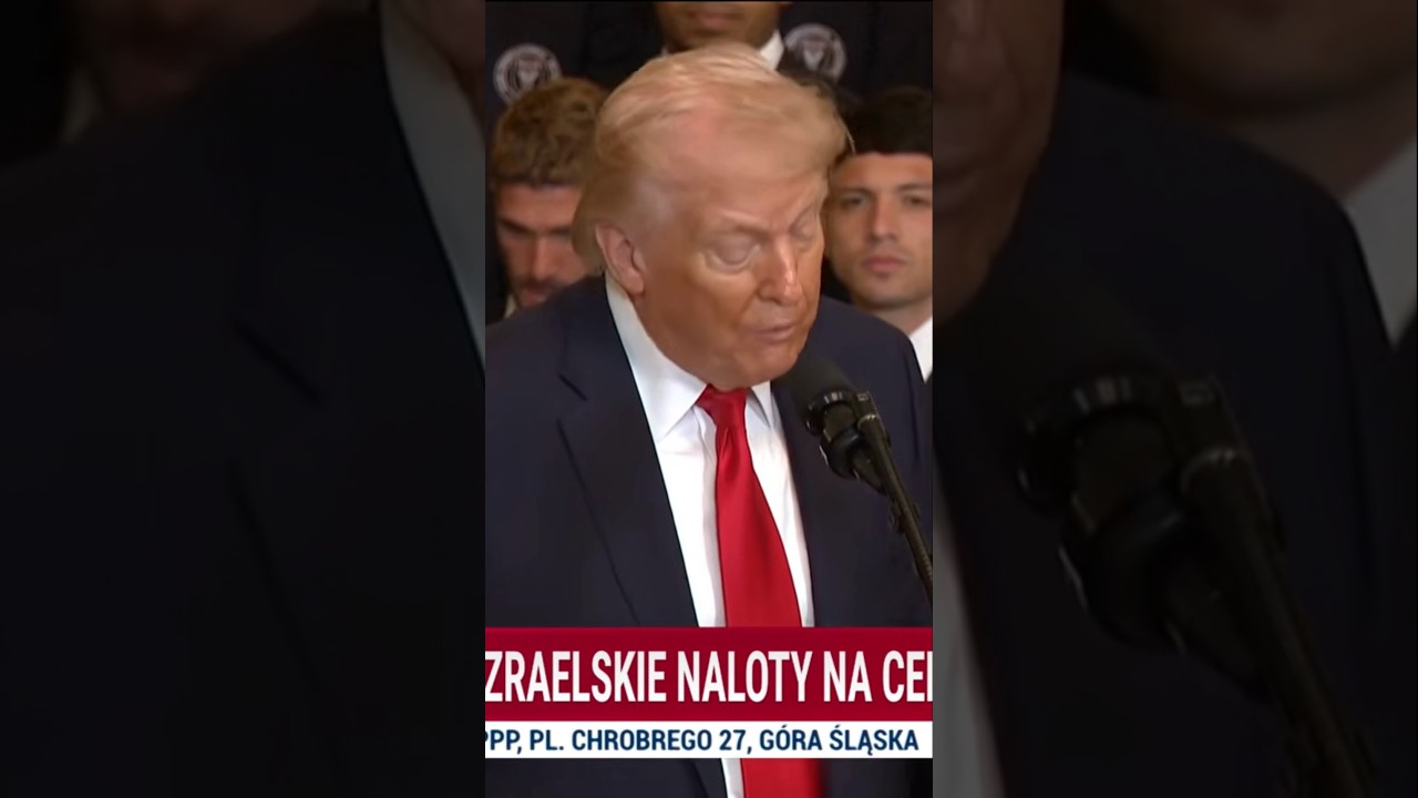 Przem&oacute;wienie Donalda Trumpa dotyczące konfliktu na Bliskim Wschodzie