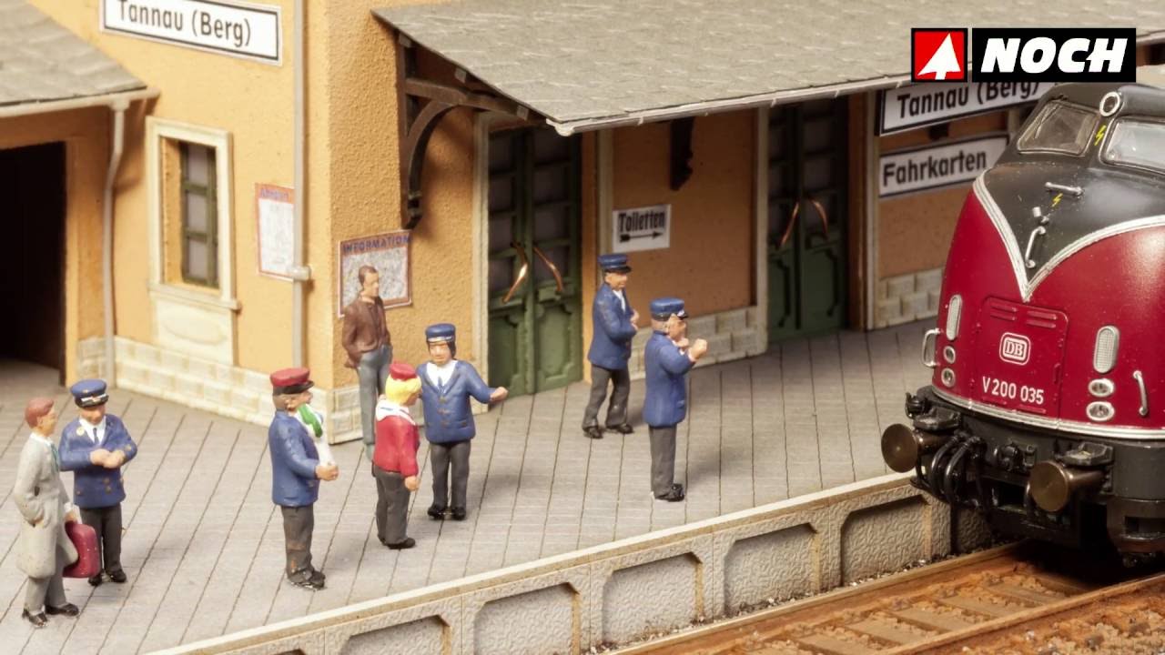 NOCH Modellbau: Auf dem Bahnsteig