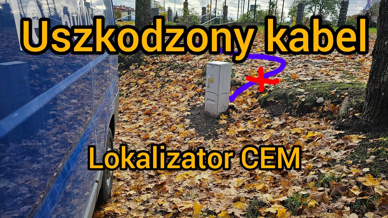 Lokalizacja kabla pod ziemią. CEM LA-1012