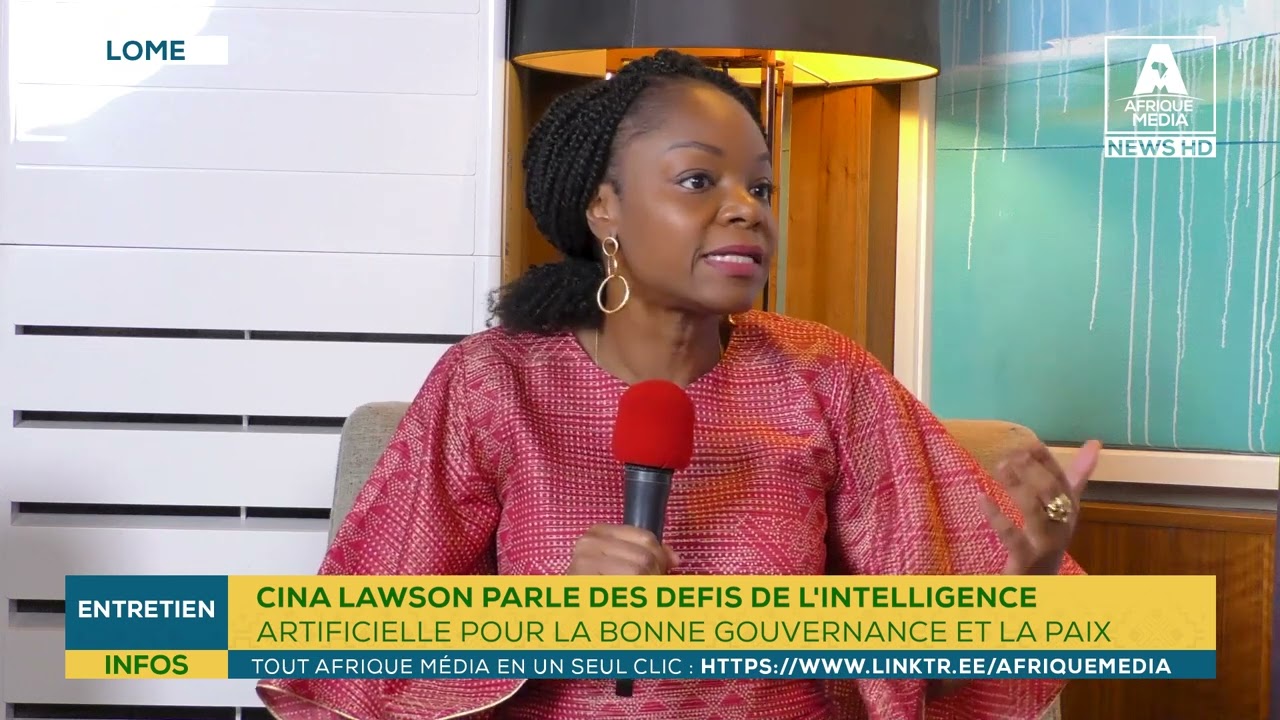 CINA LAWSON PARLE DES DEFIS DE L'INTELLIGENCE ARTIFICIELLE POUR LA BONNE GOUVERNANCE ET LA PAIX