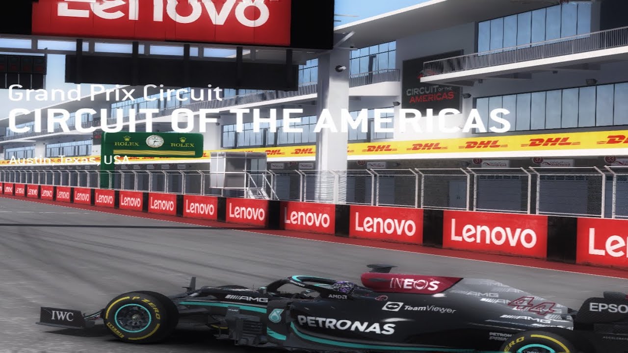 REAL RACING 3 | Formula 1 2021 | MERCEDES-BENZ AMG PETRONAS W12 at Circuit of the Americas