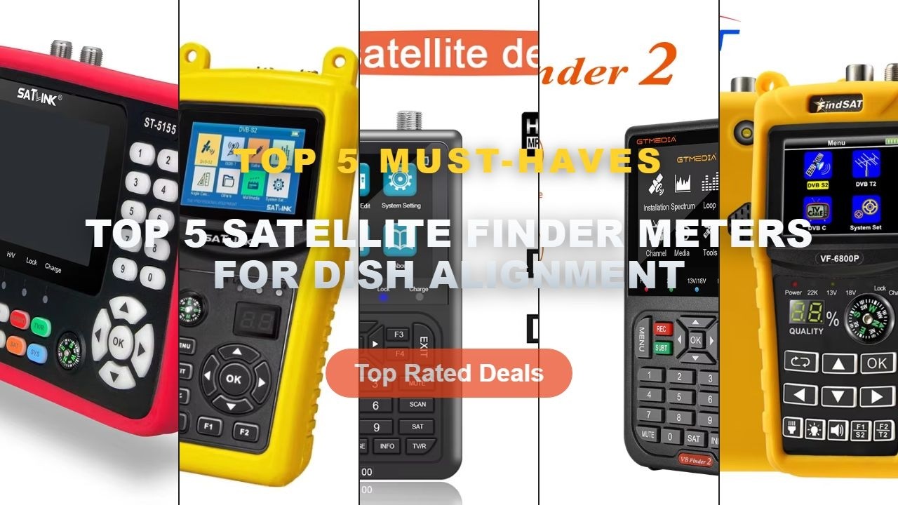 Top 5 Best Top 5 Satellite Finder Meters For Dish Alignment (Must Have!) - Woopker VF 6800P Satellit