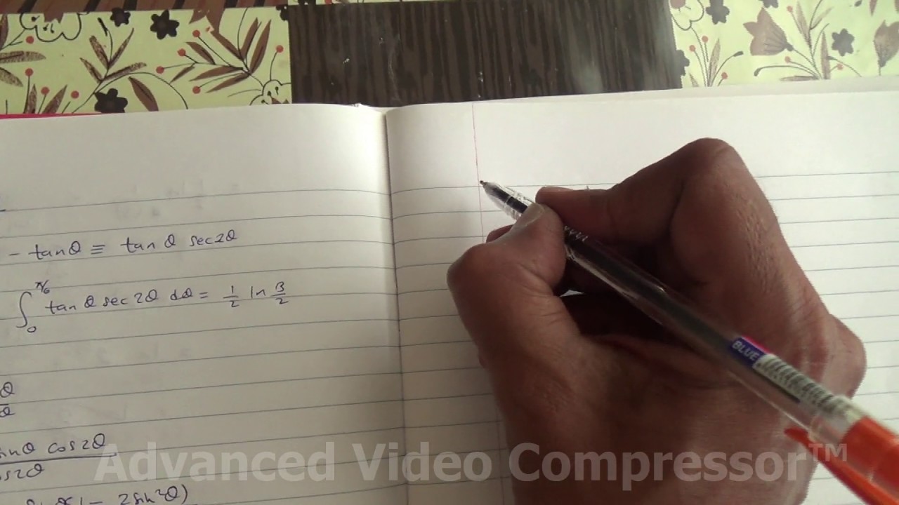 HSC A Level Maths October 2016 9709 32 P3 Q5
