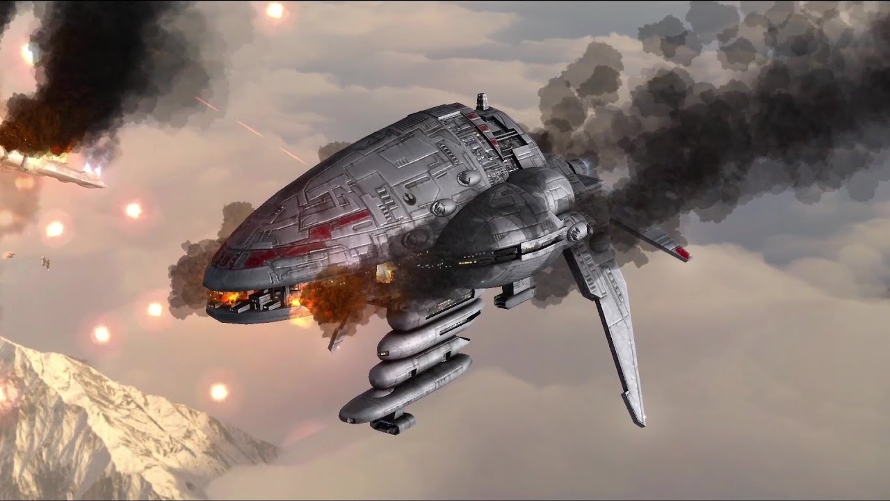 Epic Cinematic Space Battle - STAR WARS EMPIRE AT WAR REMAKE - NPC Wars 47